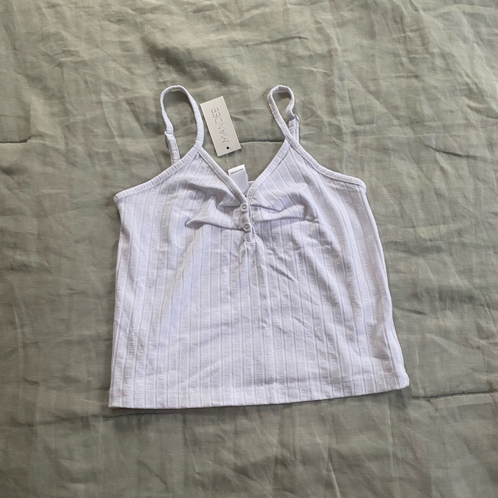 Spaghetti strap tank top